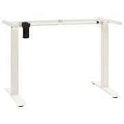 Height Adjustable Electric Motorised Standing Desk Frame White