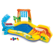 Dinosaur Play Centre Kids Inflatable Pool with Water Slide