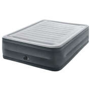 Dura-Beam Deluxe Queen Air Mattress 56cm High-Rise Fiber-Tech Comfort
