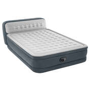 Dura-Beam Queen Air Mattress with Headboard 46cm Thickness-Tech Pump