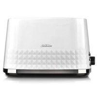 Sunbeam TA1900W Diamond Collection 2 Slice Toaster (White)