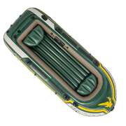 Seahawk 4 Inflatable Boat Set 4-Person Fishing Raft Oars Pump