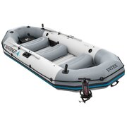 4 Inflatable Boat Set - 4 Person, River Rafting, Heavy Duty PVC