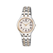 Citizen rose gold and silver dual toned band womens watch 