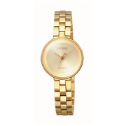 Citizen womens rich gold wrist watch