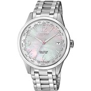Citizen womens eco-drive world time wrist watch
