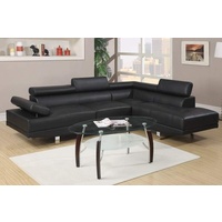 Black Lounge | Chaise Sofa | Alpha Black
