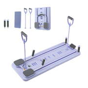 Pilates Reformer Board Foldable Multi Functional Exercise Trainer Purple