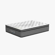 5 Zone Pocket Spring Mattress 32cm Euro Top Memory Foam Medium Firm Bed