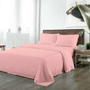 King Bamboo Blended Sheet Set Blush Soft Cooling Linen