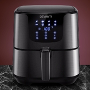 Air Fryer 7L Lcd Fryers Black