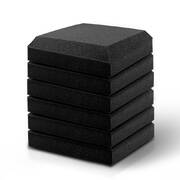 20pcs Studio Acoustic Foam Sound Absorption Proofing Panels 30x30cm Black Flat