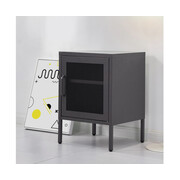 Mini Mesh Door Storage Cabinet Organizer Bedside Table Black/Pink/yellow/White