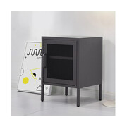 Mini Mesh Door Storage Cabinet Organizer Bedside Table Black/Pink/yellow/White