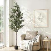 210cm Artificial Olive Tree Indoor Decor | EXTG