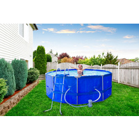 Above Ground Round Frame Pool with Ladder 366 x 366 x 122cm 