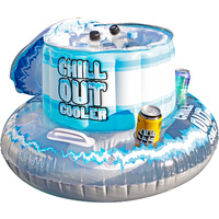 Inflatble Floating Cooler with 4 Drink Holders 81 x 35cm