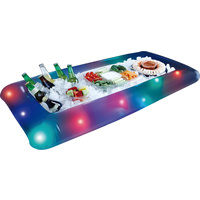 Floating Led Pool Bar 132cm x 71cm x 16cm 