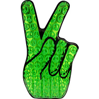 Peace Out Hand Float 196 x 111 x 20cm