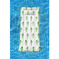 Inflatable Pool Float Cactus Print Air Bed 181 x 82 x 22cm 