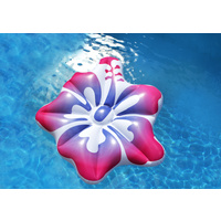 Inflatable Pool Float Pink Hibiscus Air Lounge 155 x 140 x 25cm