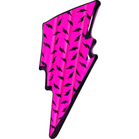 Inflatable Pool Float Neon Pink Lightning Bolt Air Bed 194 x 73 x 17cm