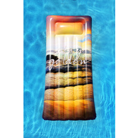 Inflatable Pool Float Stay Golden Air Bed 182 x 82 x 22cm