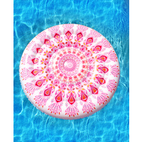 Inflatable Pool Float Boho Flower Air Lounge 147 x 24cm