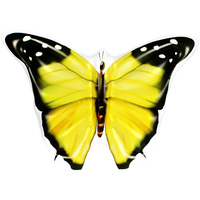 Inflatable Pool Float Jumbo Butterfly Yellow 133 x 183 x 24cm