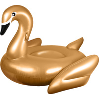 Inflatable Pool Float Elegant Giant Swan Gold 183 x 162 x 117cm