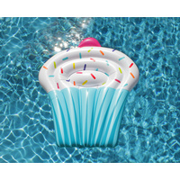 Inflatable Pool Float Giant Cupcake 146 x 123 x 19cm 