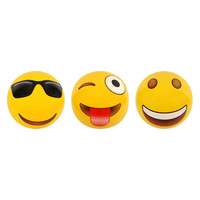 Emoji Beach Balls 3 Asst 70cm Deflated lated Size 100cm In Diameter