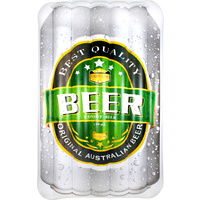 Beer Can Pool Float Deflated lated Size 190 x 114cm