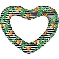 Giant Heart Swim Ring Bird Of Paradise Deflated lated Size 160cm