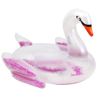 Float Like A Feather Swan Lilac Feathers