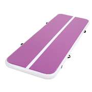 3M Air Track Gymnastics Tumbling Exercise Cheerleading Mat Inflatable Purple
