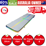 4X1M Air Track Inflatable Tumbling Mat Gymnastics Yoga Mat