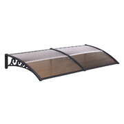 Window Door Awning Brown 0.8m x 2m Weather Protection