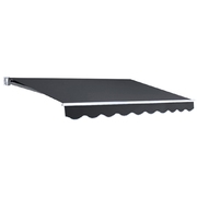 2.5x2m Folding Arm Awning Grey