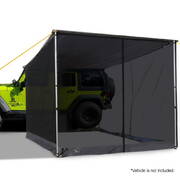 2.5X3M Car Awning & Mesh Screen - Grey