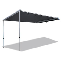 Car Shade Awning 3 x 3M - Charcoal