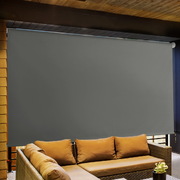 Outdoor Blinds Roll Down Awning Patio 1.8X2.5M 