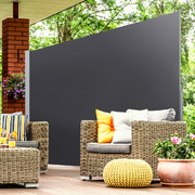 2 Instahut Side Awning Sun Shade Screen 2X3M GR