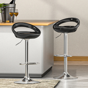 Set of 2 Gas Lift Swivel Bar Stools for Kitchen and Dining