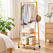 Artiss Clothes Rack Airer Coat Stand 165x59cm Wheels