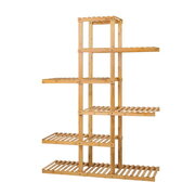Bamboo Wooden Plant Stand Garden Planter Flower Pots Stand Shelf