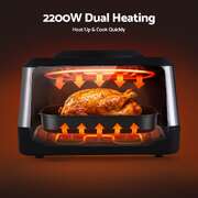 Electric BBQ Grill Air Fryer 33.9x23cm