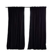 2X Blockout Curtains 180cm x 230cm- Black