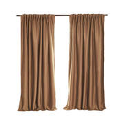 2X Blockout Curtains 180cm x 230cm- Mustard