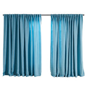 2X Blockout Premium quality Curtains blue 240CM x 230CM